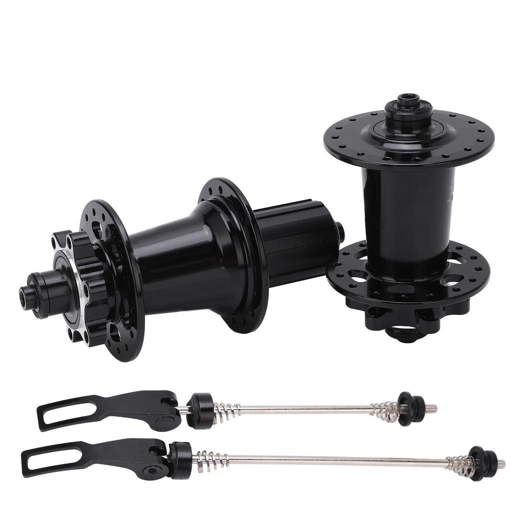 MEROCA 1 Pair Mountain Bike Hub Quick Release Disc Card Brake Hub 32 Hole 6 Bolts Bike Hub for Mountain Bike