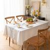 Yingchuang Three-Dimensional Embroidered Tablecloth American Light Luxury High-Grade Rectangular Dining Table Cloth Retro Atmosphere Book Tablecloth