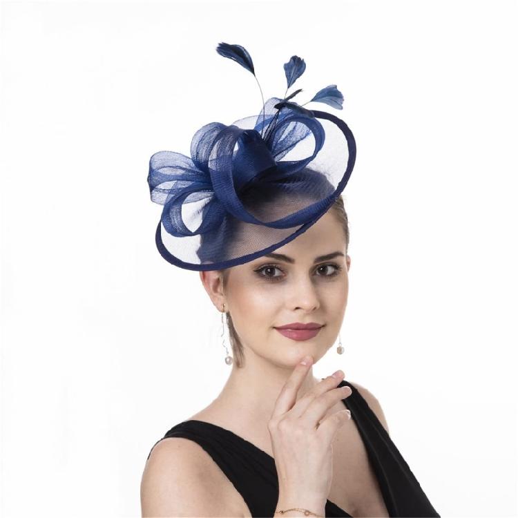 Anspruchsvoller Fascinator Feder Kopfschmuck für Erwachsene Weiches Kopfstück Großartig für Mottopartys Mode Styling Accessoires