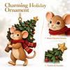 Christmas Tree Acrylic Ornament, 2D Flat Holiday Hanging Decoration for Festive Home Decor
