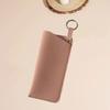 with Keyring Sunglasses Storage Bag PU Leather SunGlasses Holder  Eyewear Accessories