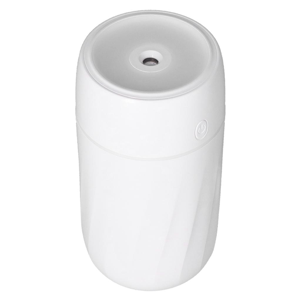300ml Mini Luftbefeuchter Tragbar Bunte Lichter USB Luftbefeuchter für Zuhause Schlafzimmer Büro AutoWeiß