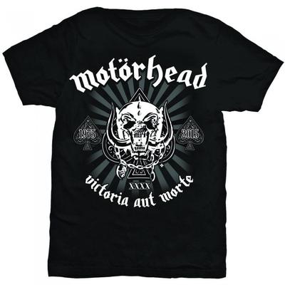 Motörhead Unisex-Erwachsene Victoria Aut Morte T-Shirt