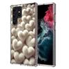 Furry Heart Capa Phone Case For Samsung S26 Ultra S25 Edge Galaxy S23 S21 S20 S24 FE S22 S10 Plus Cover Clear TPU Shell Coque Wi