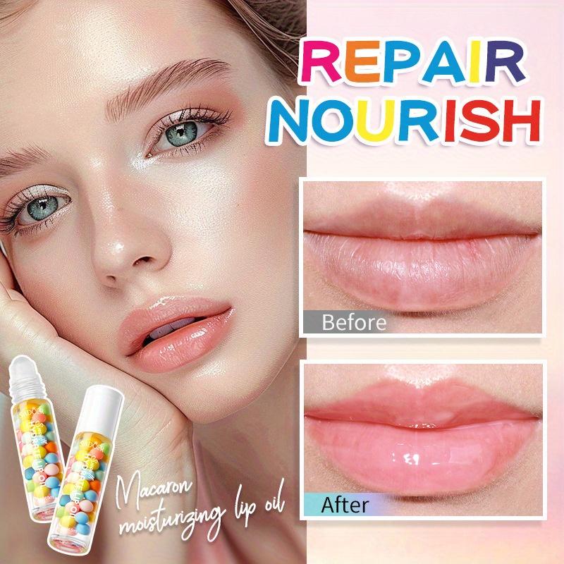 Moisturizing and Repairing Lip Oil Lipstick Deeply Nourishes The Lip Skin, Improves Lip Dryness, Making The Lips More Moisturized.