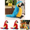 Macaws Plush Toy With Short Pile Fabric For Kids Educational Playroom Decor