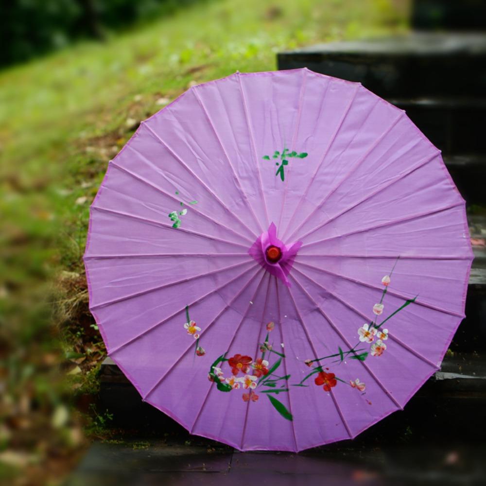 Classical DIY Painting Paper Umbrella Vintage Oil Paper Umbrella  Kindergarten