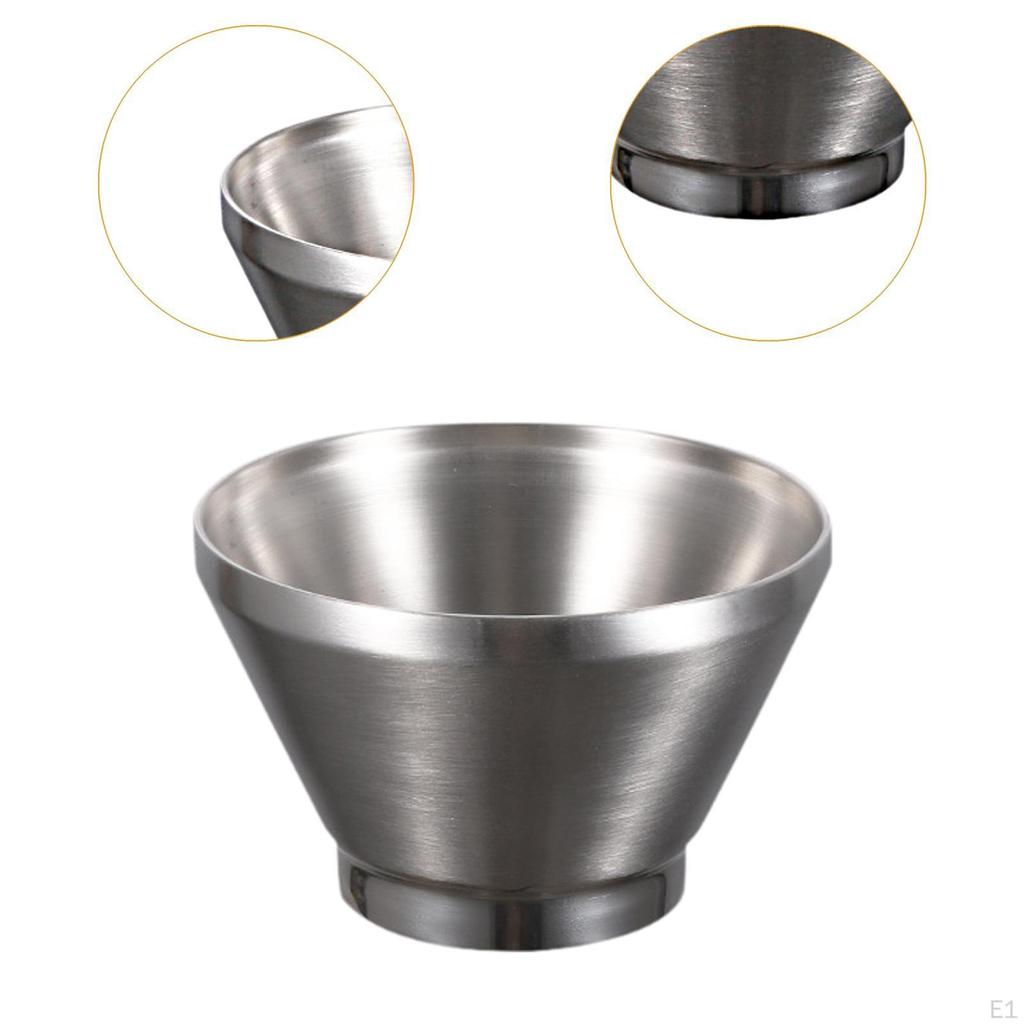Ice Cream Bowl Stainless Steel Double Layer Insulated Stackable Snacks Soup Rice