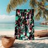 Japanese artist Koyoharu Gotouge's Demon Slayer beach towel, outdoor camping vacation swimming beach towel, outdoor absorbent bath towel blanket K18