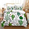 Cactus Duvet Cover Set Bohemian Desert Style Double For Adults Queen King Size Bedding Set With Pillowcase For Bedroom