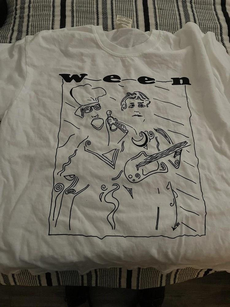 Ween band 90s retro T shirt White short sleeve tee Classic Style Unisex T-Shirt S