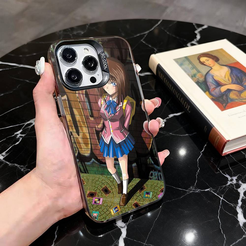 

Yu-Gi-Oh Anzu Mazaki Phone Case For iPhone 17,16,15,14,13,12,11 Plus,Pro Max,XS,Colorful Silver Phone case Funda Cover iPhone16pro