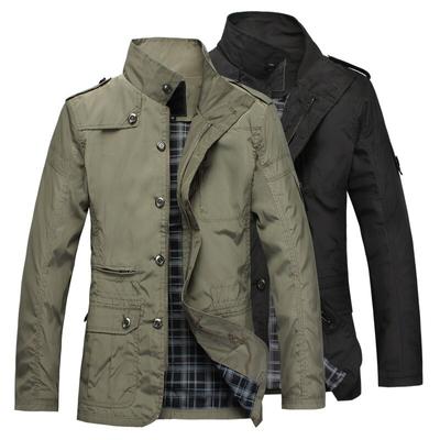 Veste coupe-vent Style anglais pour homme, Slim, à la mode, tenue décontracté, Polo, pardessus confortable, manteau de printemps nécessaire