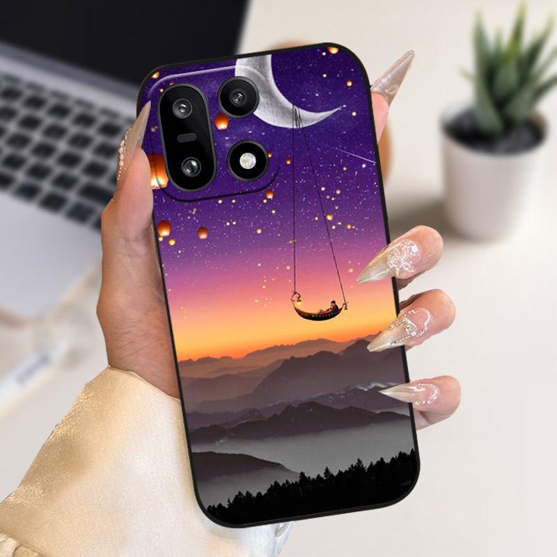 For OnePlus 15 Case 2025 Stylish Painting Shockproof Cover Soft Silicone TPU Bumper For One Plus 15 Oneplus15 PLK110 Phone Bags
