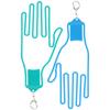 Golf Gloves Stretcher ABS Left Right Hand Golf Glove Keeper Holder Shaper Tool