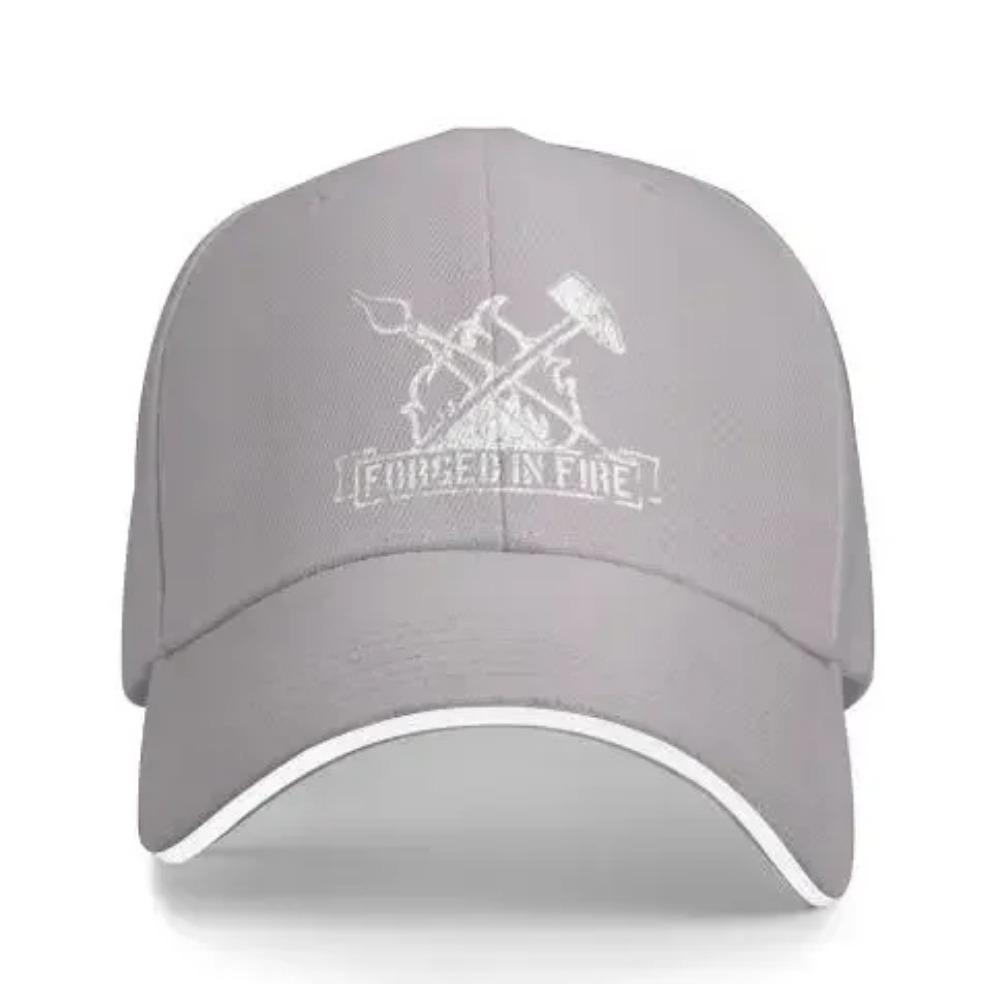 Șapcă de baseball vintage cu fierar forjat în foc, amuzantă, pălărie de cowboy, unisex, pentru adulți, pălării vintage de camionist, reglabile și lavabile