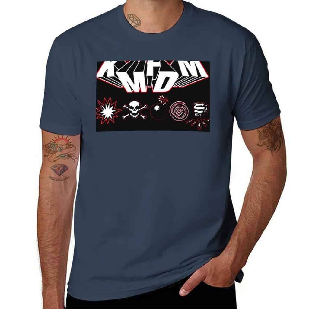 kmfdm logo TShirt Durable Work Wear TShirt
