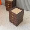Dust-proof Wooden Walnut Grain Jewelry Box Large Capacity Necklace Display Storage Boxes  Gifts
