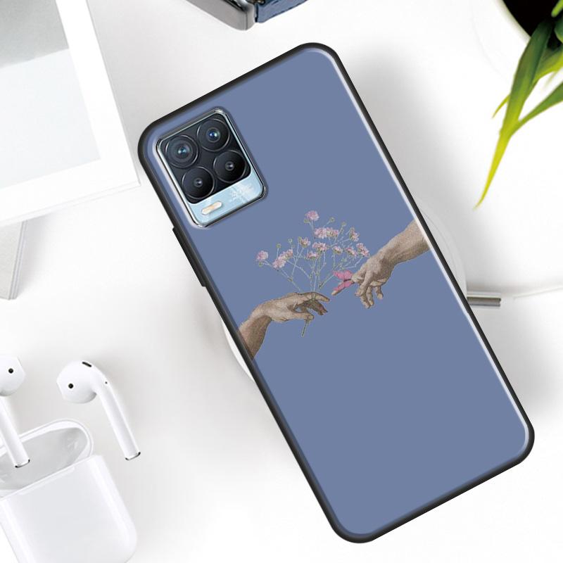 

Grime Michelangelo Creation Of Adam Case For Realme 15 14 11 12 13 Pro Plus GT7 Pro GT6 C55 C51 C53 C35 C33 C61 C65 C67 C71 C75 Realme 14 Pro Plus