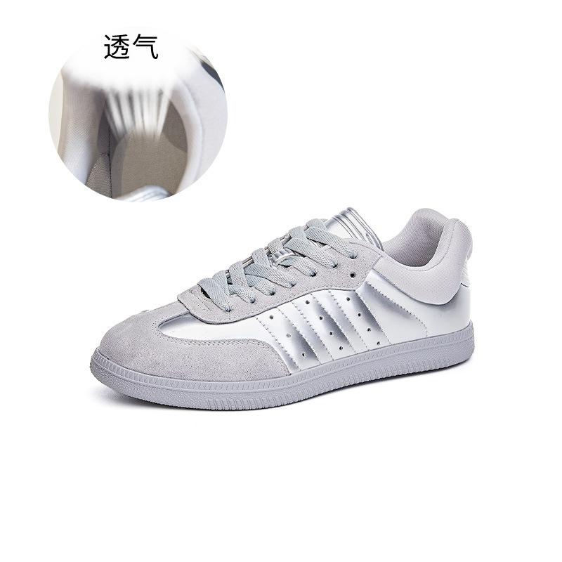 Echtes Leder Forrest Gump Schuhe 2025 neue Frühling Flachsohle Sportschuhe vielseitige Schuhe Kinder Freizeit moralische Trainingsschuhe Mode Damen