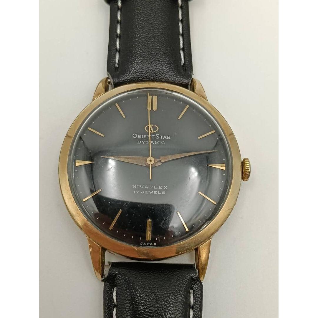 Used [Overhauled] Rare item ORIENT STAR DYNAMIC Manual winding watch 17 stones