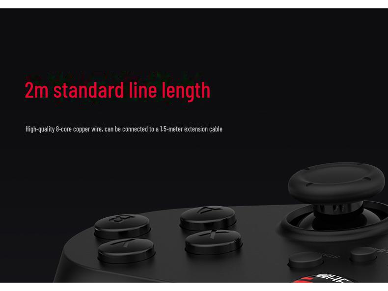 Beitong Wired PC USB Game Controller for Smart TV and Steam - Compatible with NBA2k18