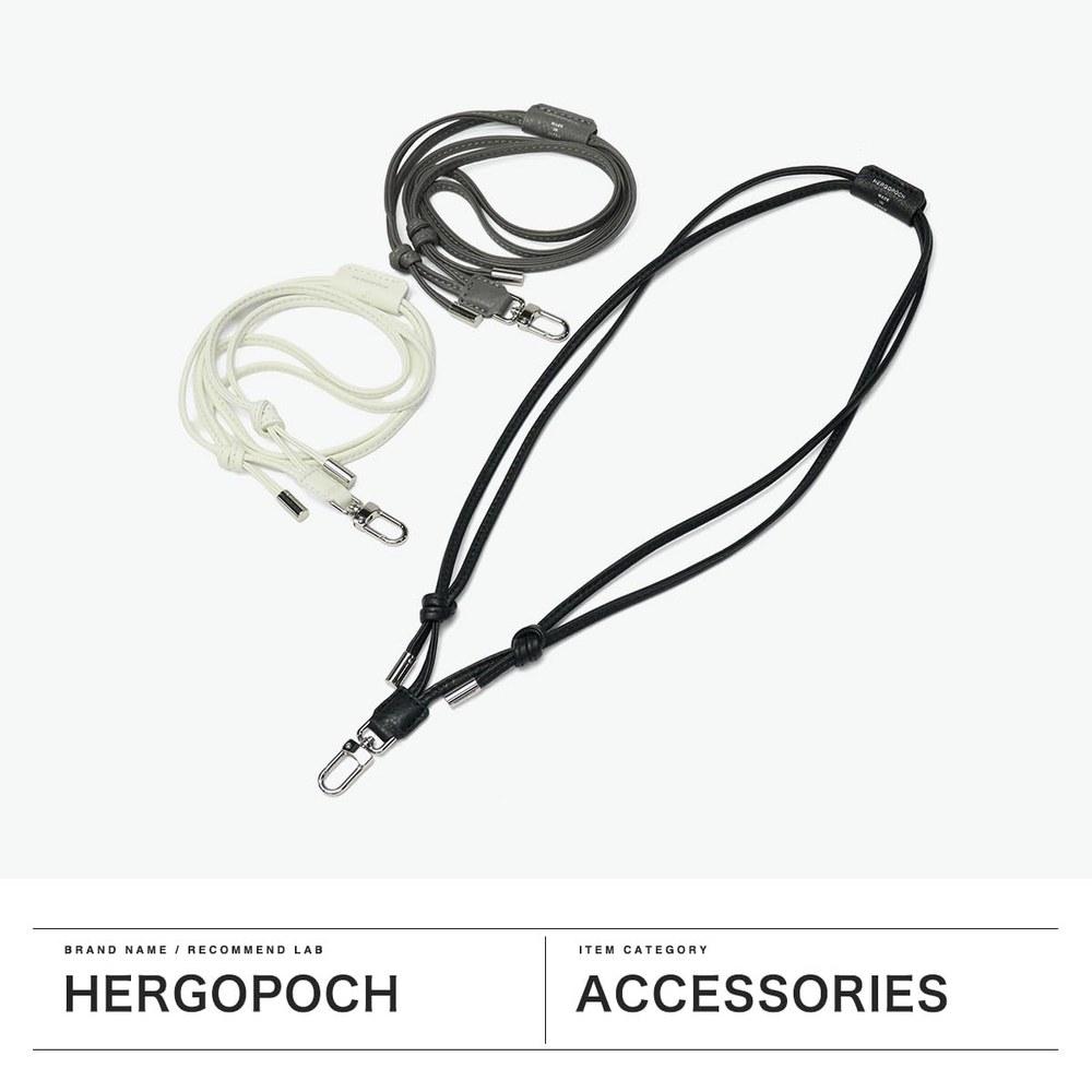Hergopoch Genuine Leather Strap Men's Black HG-TCW-ST-BK