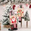 Jinmingguan Creative Burlap Christmas Tote Bag with Feet for Candy Gifts
