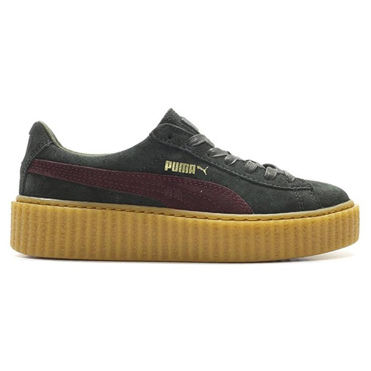 Puma Creepers Rihanna Fenty Suede Green Womens 361005-07