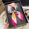Light Luxury 70 Small Square Scarf High-End Sense Simulation Silk Scarf Women'S Small Scarf Ethnic Headscarf Scarf