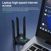 1300Mbps Usb Wifi Adapter Dual Band 2.4G 5Ghz Wireless Network Card Wi-Fi Dongle Signal Receiver For Pc Win7/10/11 Driver Free