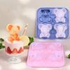 4 Cavity Popsicle Molds Food-Grade Ice Maker Funny Ice Ball Mold  for Home Bar Use