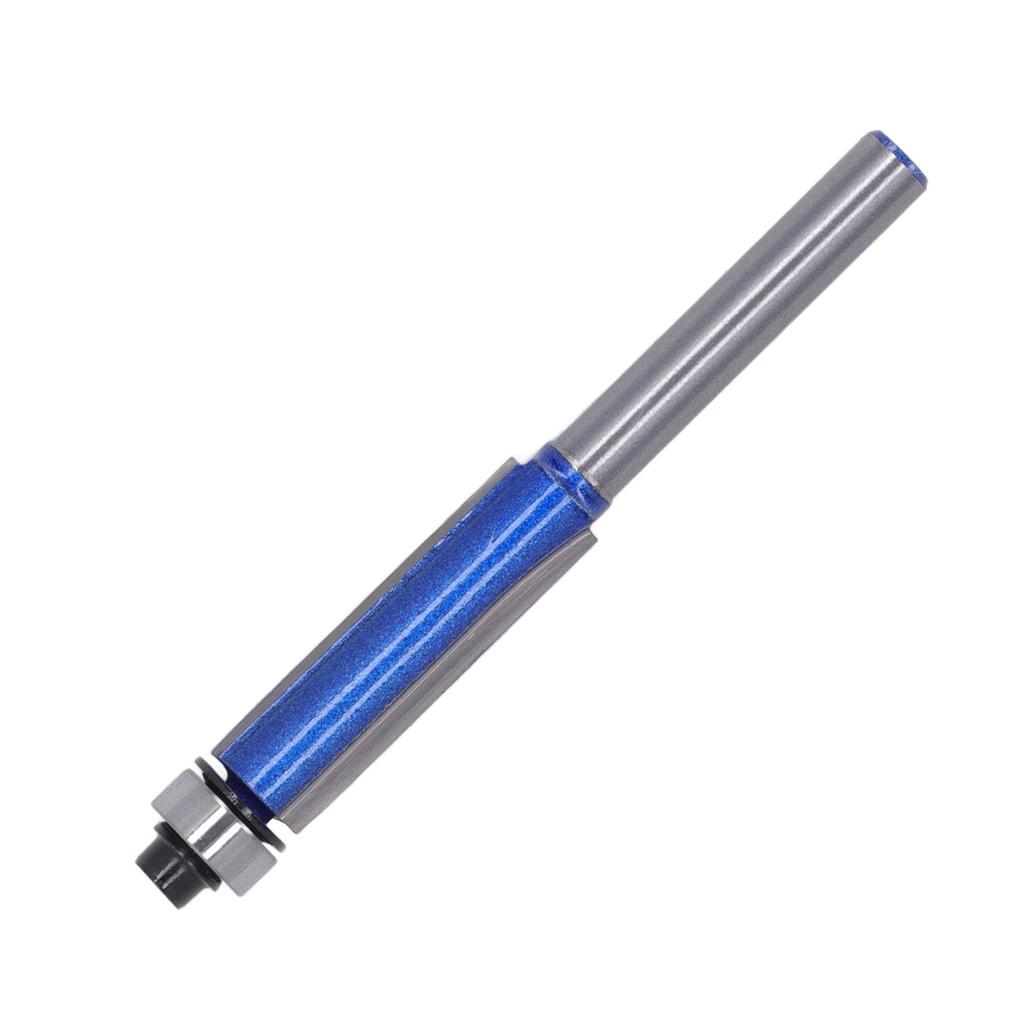 Blue Chamfer End Mill Professional Robust Stable   Trimming Milling Cutter Bit for Woodworking 6mm Shank