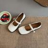 Fashion Outerwear Versatile Mary Jane Shoes Women's Spring and Summer 2025 New Retro Shallow Mouth Single Shoes Soft-soled Shoes