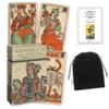Kancharo Tarot Card Set Al Cigno Bologna 1775 Includes a Japanese Tarot Card Basic Instruction Manual and Pouch 97-Card [Minchiate - CA. (Limited