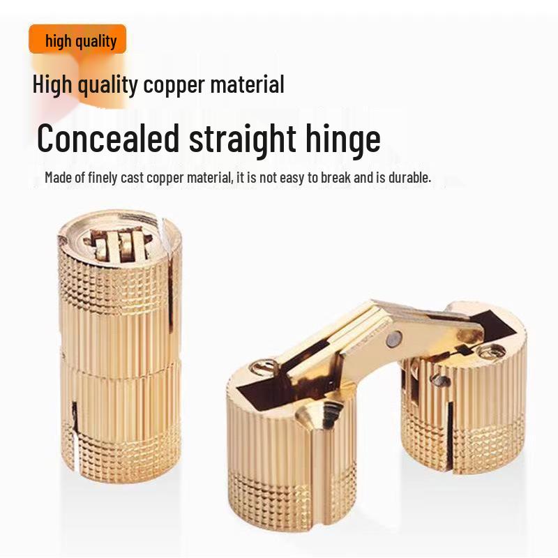 Copper Concealed Butt Hinge for Jewelry and Decorative Boxes