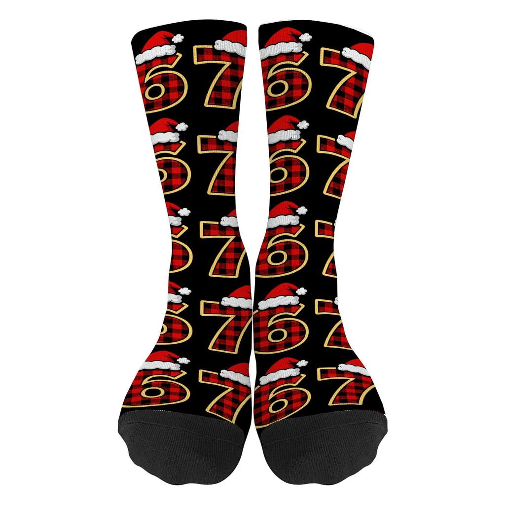 Modische, warme und interessante Socken mit sechs oder sieben Designs für Oma