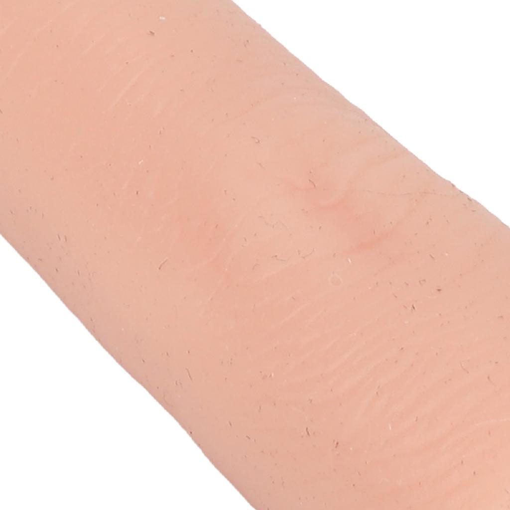 Nail Training Finger Bendable Flexible Silicone Practice Finger Model for Tattoo Acupuncture Practice 2pcs