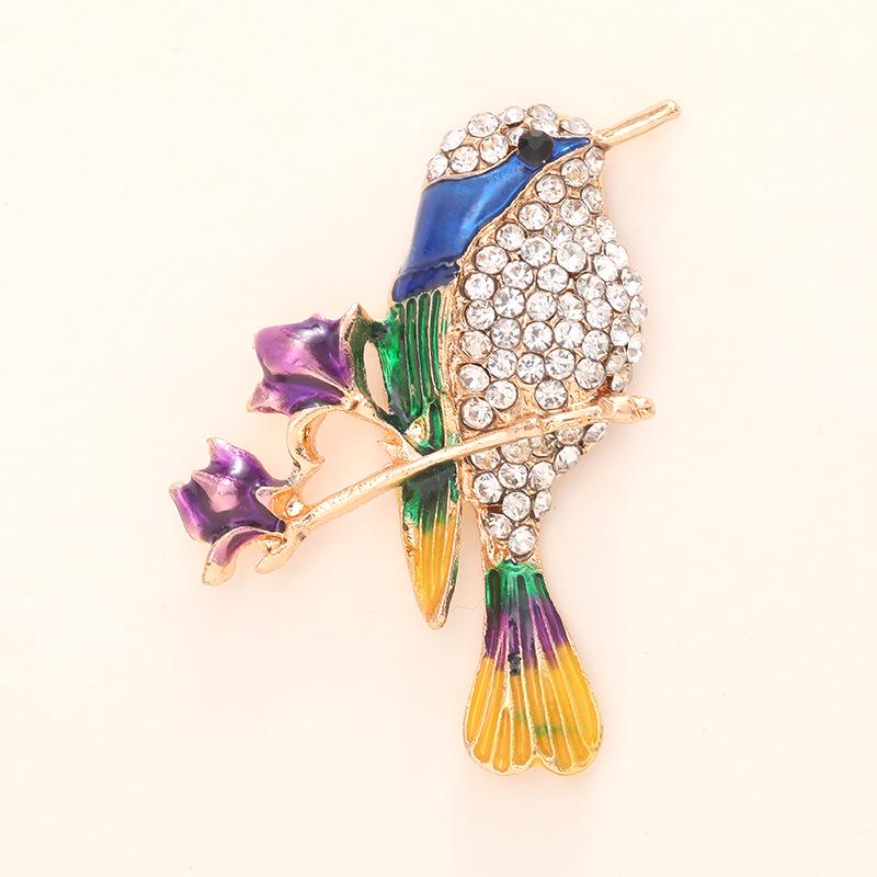 Colorful Peacock and Flamingo Jewelry: Crystal Flowers & Small Bird Shoe Charms