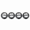 4Pcs Round design Guitar Tone Knobs Black Guitar Knobs Set  Electric Guitars