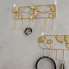 Golden Metal Coat Hooks Iron Art Coat Hanger Multipurpose Key Holder  Living Room