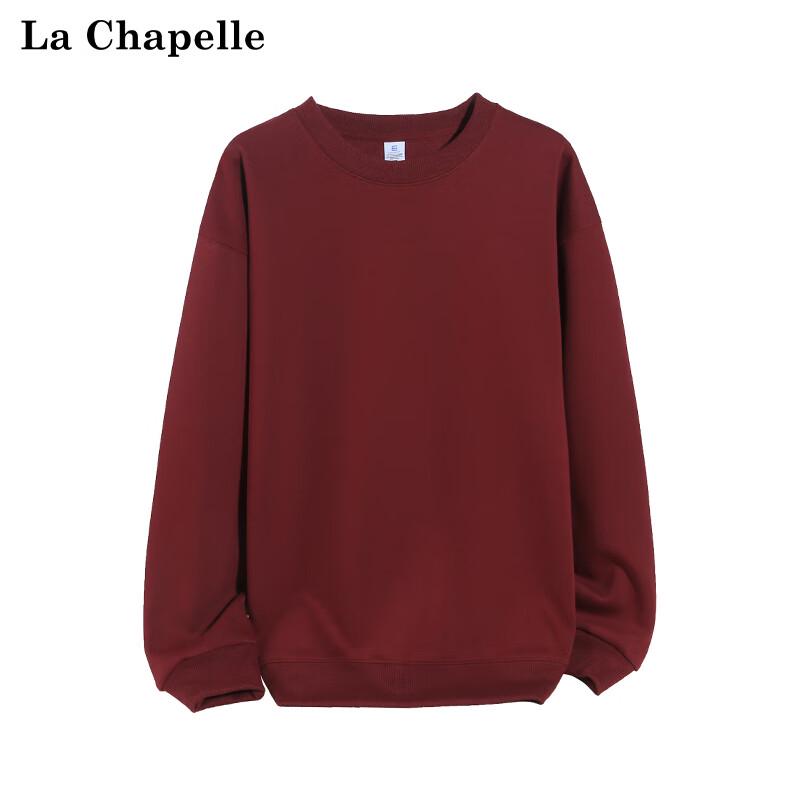 La Chapelle Damen Amerikanisches Retro Lockeres Rundhals-Sweatshirt