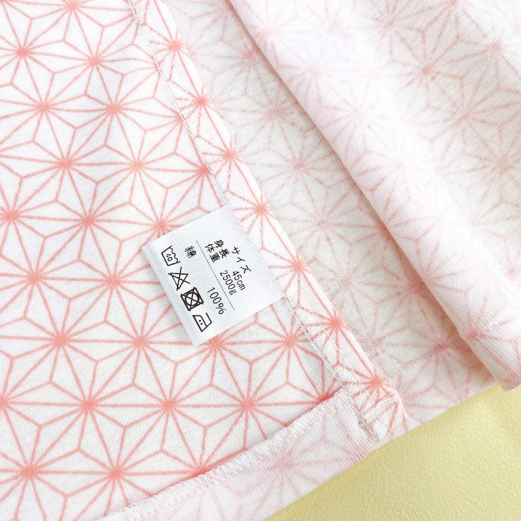 Dvoudílná souprava pro miminko s nízkou porodní hmotností z konopného listu růžová x jednobarevná vyrobeno pouze online [Baby Castle] potřeby, spodní prádlo, 2, 45, Japonsko,