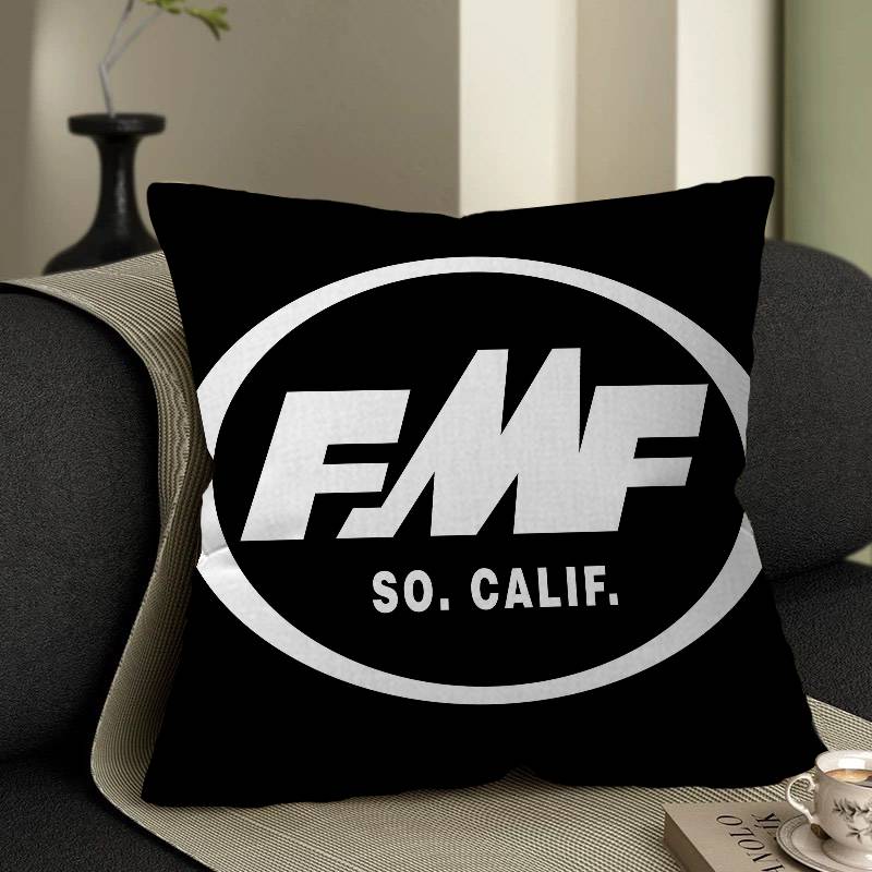 Fmf Racing Logo Pillow Gift Home Office Decoration Bedroom Sofa Car Cushion Cover Case 45X45