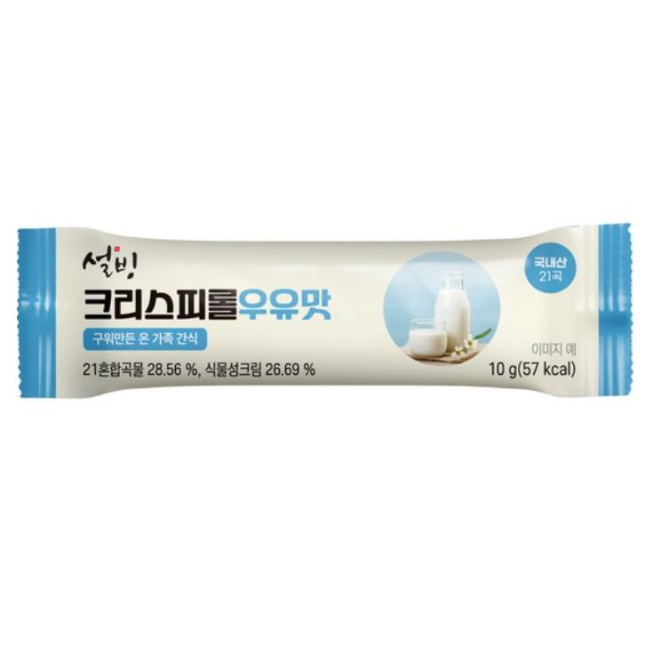 Sulbing Crispy Roll 500g – Injeolmi / Milk Flavor
