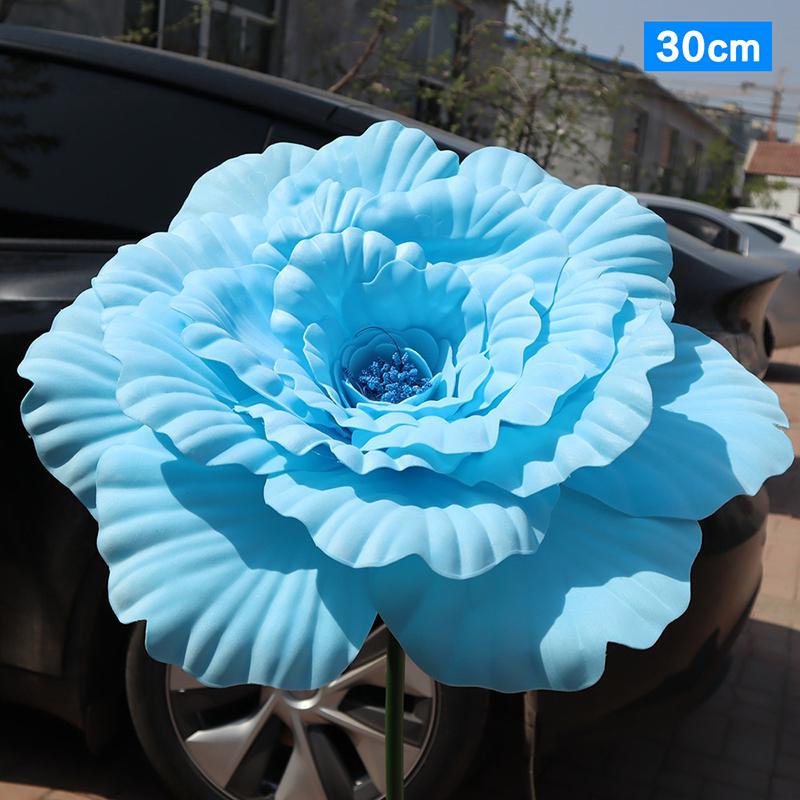30/40cm Künstliche Pfingstrose Hochzeitsfeier Große Blumen-Show-Requisiten DIY-Fälschung Blumen Hochzeitsfenster Hintergrundwand Dekoration