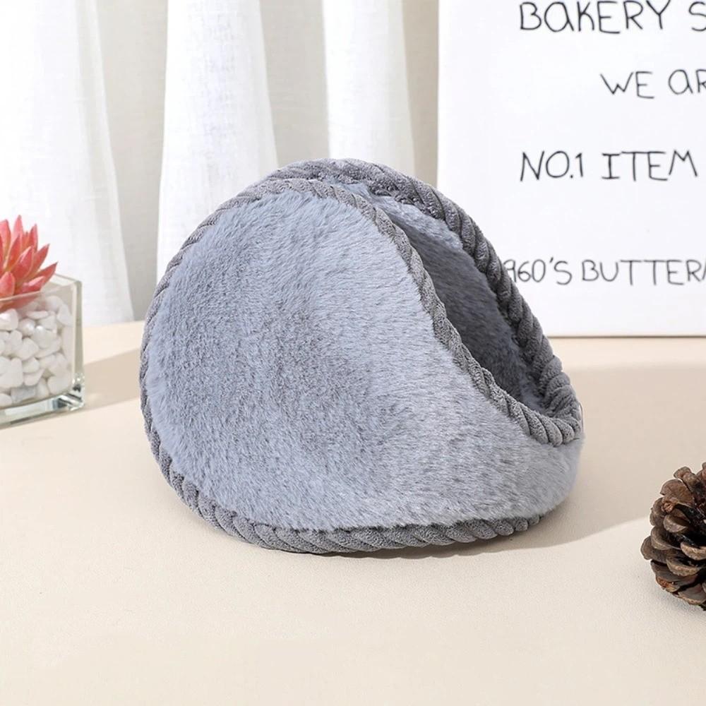 Cold Protection Warm Earmuffs Solid Color Ear Cover Fashion Ear Warmer  Women Men