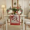 Christmas Table Runner Bed Scarf Woven Jacquard Decorative Cloth Dining Living Room