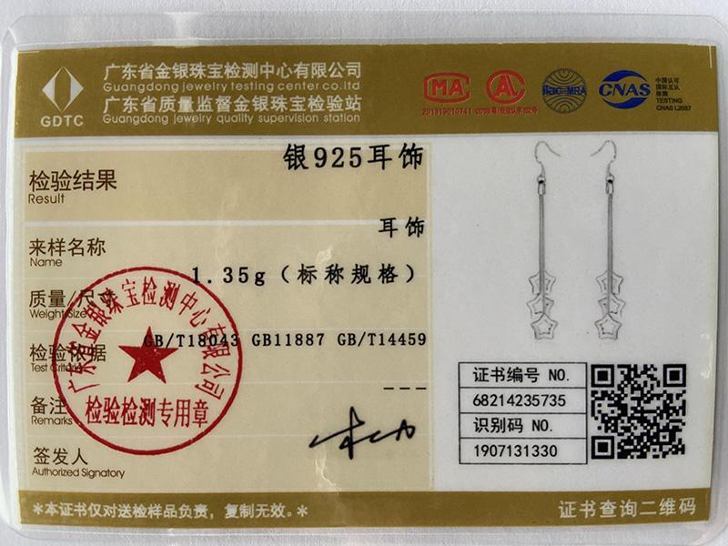 Boucles d'oreilles pendantes en argent sterling 925, chaîne à trois serpents, étoile, bijoux