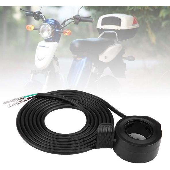 Fydun Daumengas Geschwindigkeitsregler Baugruppe Schwarz 22mm 7/8Zoll für E-Bike Elektrofahrrad Roller